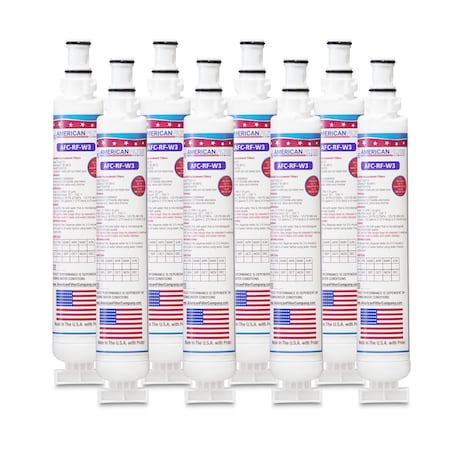 American Filter Co Kenmore 046-9915 Comparable Refrigerator Water Filters (made by Model number AFCAFC-RF-W3), 8PK 046-9915-AFC-RF-W3-8-70815